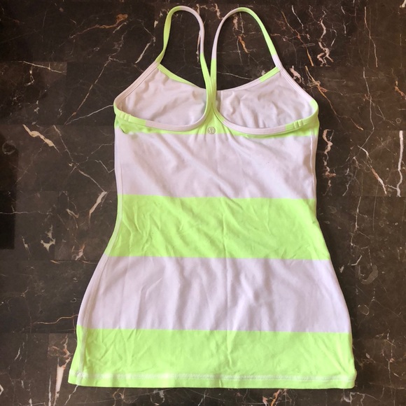 Lululemon striped Power Y tank - Picture 2 of 3